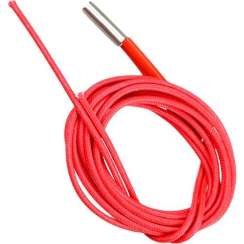 Lot 10pcs 3D Printer Parts 12V 24V 40W Heating Pipe Single-ended Electric Heater Elements 6*20mm Heating Tube for HotEnd Cable