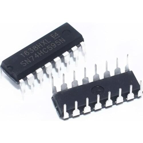 10PCS SN74HC595N 74HC595N 74HC595 DIP-16