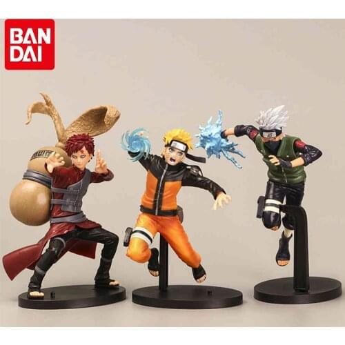 20CM Naruto Figures Uzumaki NARUTO Kakashi Action Figurine Gaara Anime Model PVC Character Statue Kawaii Boy Kids Toys Cool Gift