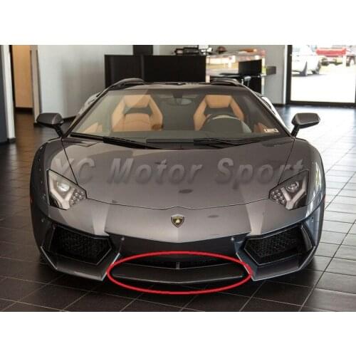Car Accessories Dry Carbon Fiber Bumper Center Panel Lip 2011-2014 LP700 OEM Front Bumper Center Panel Lip