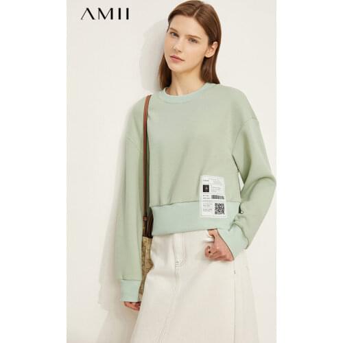 Женские короткие толстовки Amii China At AliExpress