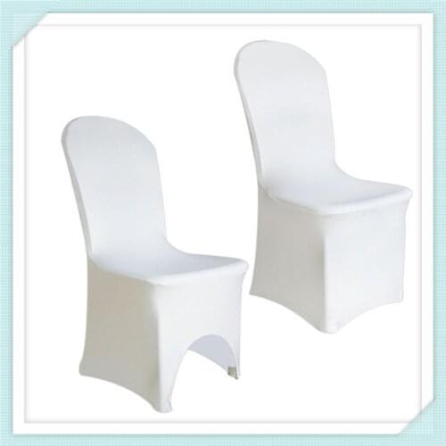 FEDEX FREE 50PCS/LOT WHITE COLOR SPANDEX CHAIR COVER LYRCA COVERS FOR BANQUET WEDDING RECEPTION PARTY CC-68