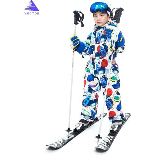 Childrens Ski Suit Straight Full Overalls Pants Winter Warm Waterproof Boys Girls Outdoor Skiing Snowboarding Skiing Kids Set