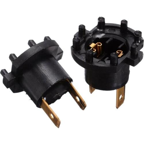 For Mazda 3 5 323 For Kawasaki For Aprilia 1 Pair Car Headlight Socket Holder Connector Adapter Lamp Bulb Accessories
