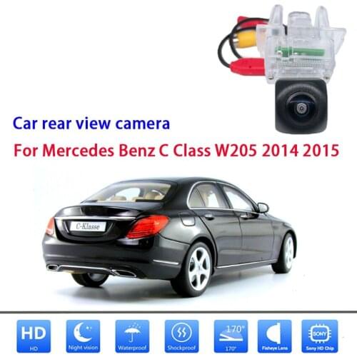 For Mercedes Benz C Class W205 2014 2015 Car Reversing Parking Camera Rear View Camera HD CCD Night Vision