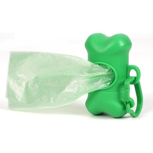 For Dog Pet Waste Bag Dispenser Plastic Garbage Bag Dispenser Dog Pet Waste Poop Bags Carrier Case Dog Outdoor SuppliesFor Dog