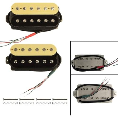 Electric Guitar Humbucker Pickups Alnico V Pickup (Zebra + black)