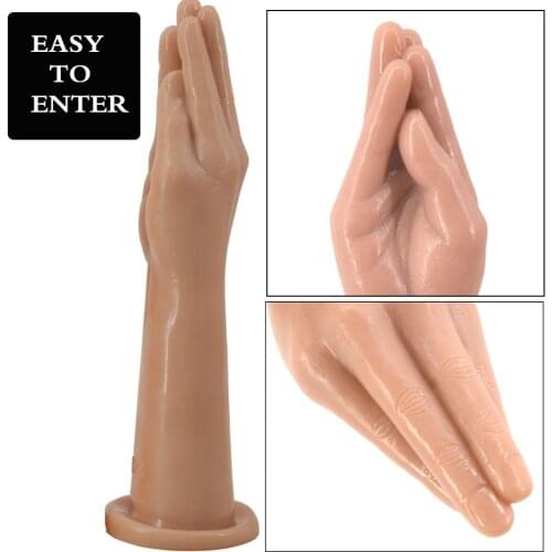 FAAK SM Game Toy Fist Dildo Female Huge Dildo Realistic Hand Arm Dildo With Suction Cup Unisex Anal Plug Anal Stimulator