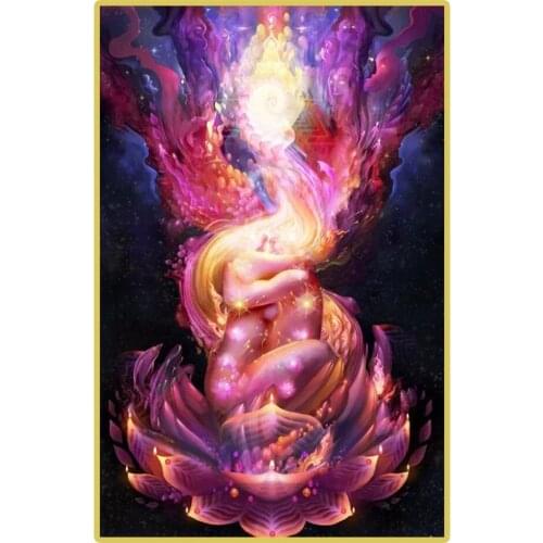 Fantasy Sweetheart diamond painting Full Square round diamond rhinestone painting stitch Diamant Painting Mosaic Lover S40