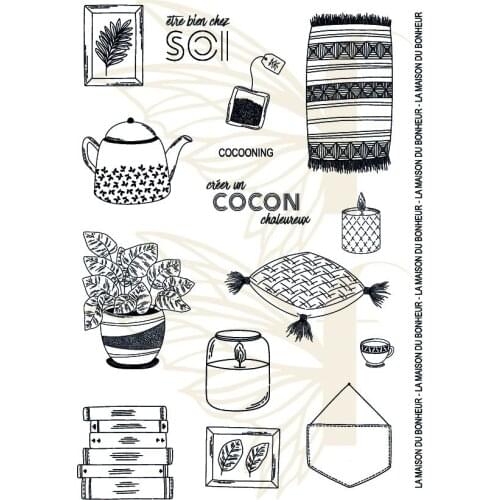 French Transparent Clear Silicone Stamp/Seal for DIY scrapbooking/photo album Decorative clear stamp 0361