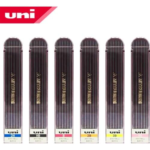 1Pcs UNI pencil lead 2.0mm, suitable for MH-500 engineering design and drawing pencil lead HB/B/2B/3B/4B/2H/3H/4H/F