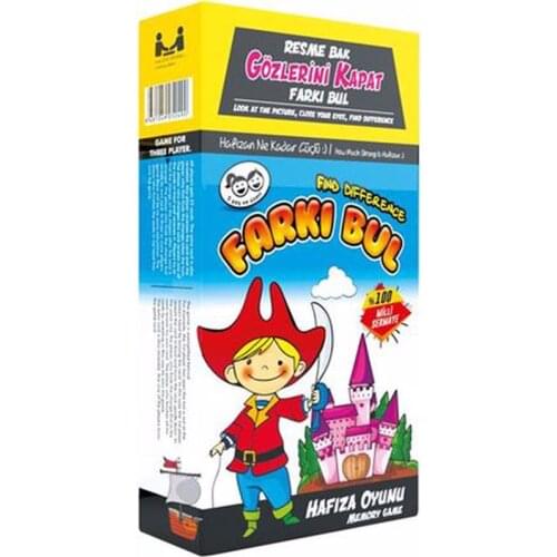 Color and Shape Toys Find the difference Memory Game Look at the Picture