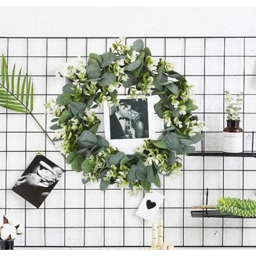 Artificial Eucalyptus Leaves Plant Wreath Party Wedding Hanging Decor Garland