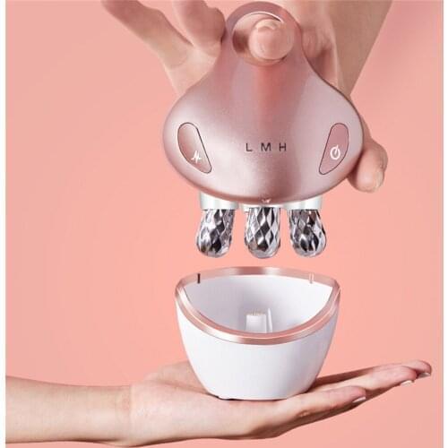 Face Lifting Slimming Massage Tool High Frequency Vibration Led Photon Rf Ems Facial Massager Beauty Equipment