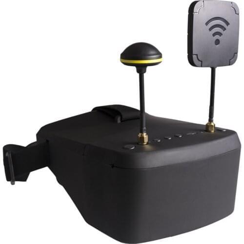 LS800D 5.8G 40CH 5inch 854x480 16:9 DVR Removable Dual-use FPV Goggles/Monitor Built-in 2000mah Battery for FPV Racing Freestyle