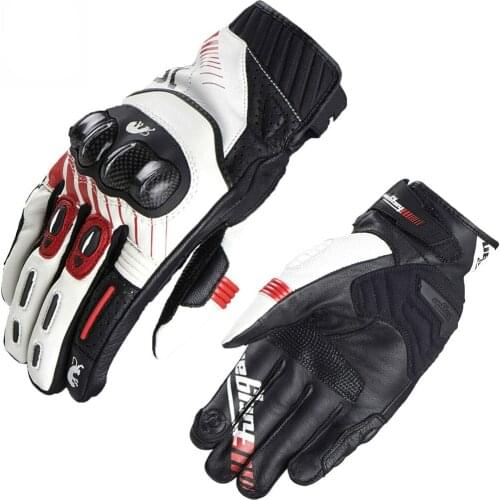 Motorcycle Carbon Fiber Racing Gloves Leather Gloves Furygan RG19 Leather Cycling Anti-skid Breathable Outdoor Sports Gloves