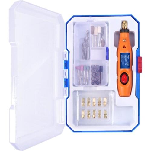 12V Electric Drill Set Grinder Engraving Pen Mini Drill Electric Rotary Tool Grinding Machine Dremel Accessories Power Tool