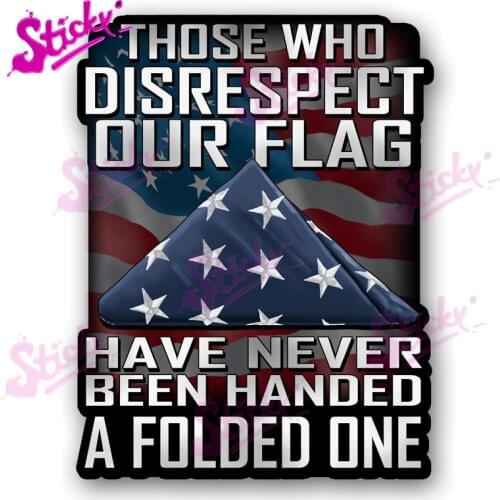 STICKY Support Our Veterans Signs Car Sticker Decal for Bicycle Motorcycle Accessories Laptop Helmet Trunk