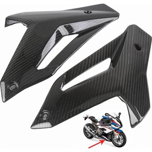 Real Carbon Fiber For BMW S1000R 2014-2020 Chassis Side Cover Spoiler Frame Protector Shell Fairing Bodykit Moto Deco Accessory