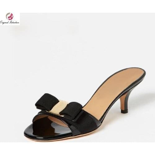 Original Intention Shoes With Medium Heels