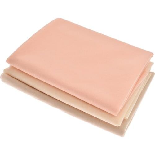50cmx150cm Doll Skin Fabric Solid Color Plush Cloth Fabric for DIY Patchwork Sewing Supplies Accessories