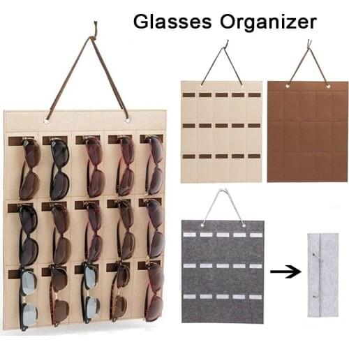 Hanging Glasses Organizer Display Case Sunglasses Storage Sunglasses Eyeglasses Stand Holder Jewelry Wall Tray Storage