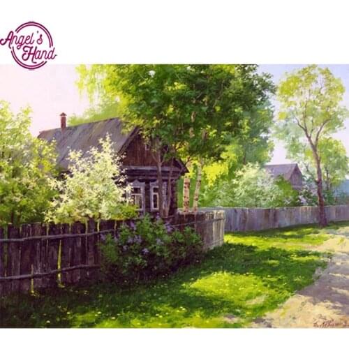 Full square rhinestone diamond painting 5d Full diamond embroidery landscape Nature cross stitch diy diamond painting landscape