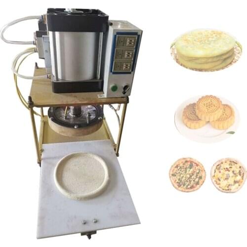 Pasta Squash Press Maker Machine Electric Commercial Hand Cake Tongs FIattening Dough Corn Thin Skin Circle Tortillas Flatten