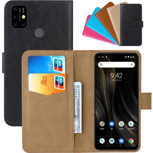 Luxury Wallet Case For UMIDIGI Power 3 PU Leather Retro Flip Cover Magnetic Fashion Cases Strap