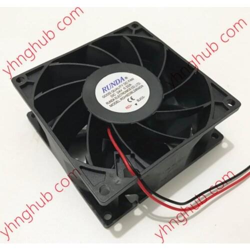 RUNDA RDH9238L24N42A DC 24V 0.32A 92x92x38mm 2-Wire Server Cooling Fan