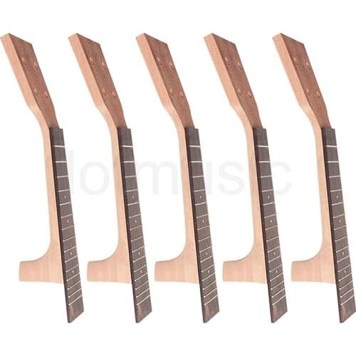 Soprano Ukulele Neck Fingerboard Fretboard Rosewood for 21 Inch Uke Style Set of 5