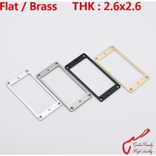1 Piece Brass Humbucker Pickup Mounting Ring / Material Frame ( Flat Bottom ) MADE IN KOREA