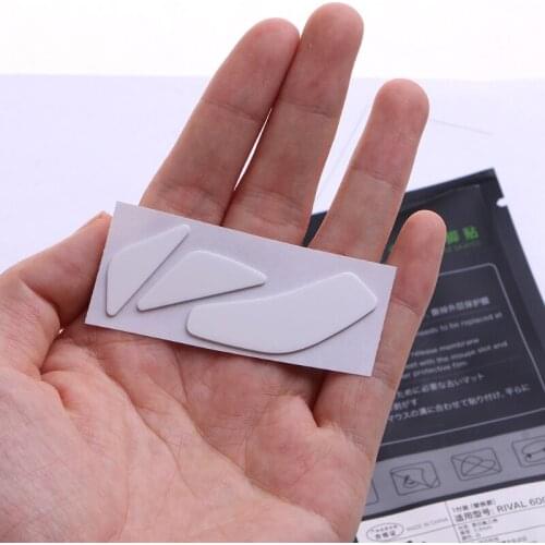 1Pack Professional Mouse Skates Stickers Mouse Feet Pad Glides Curve Edge Replacement for Steel Serie RIVAL 600 Mouse Au04 21