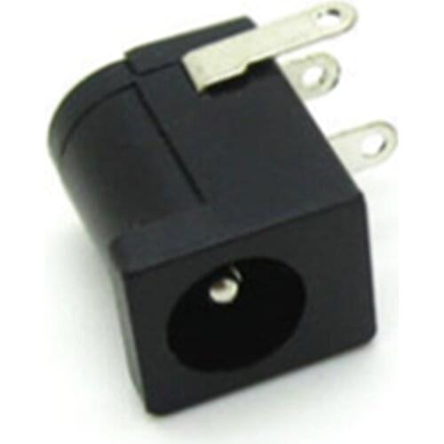 10pcs/lot DC005 PCB Connector Jack Plug Mount 5.5 x 2.1/2.5 mm Female DC Power Jack Plug Socket Connector DC-005 Universal Plug