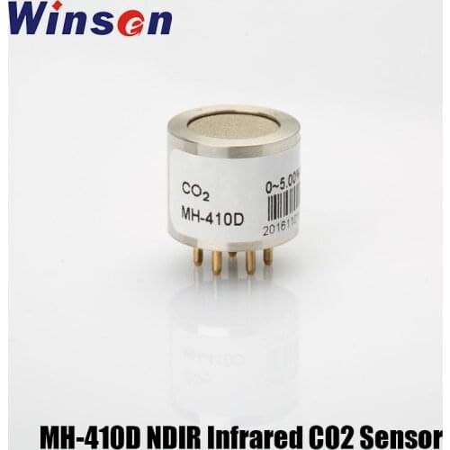 2pcs Winsen MH-410D NDIR Infrared CO2 Sensor High sensitivity & resolution UART, Analog Voltage Signal Long Lifespan
