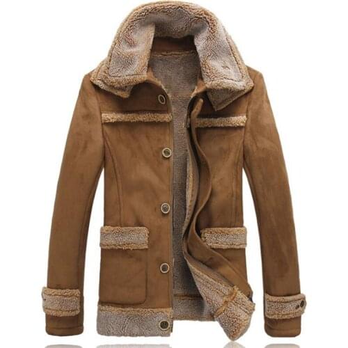 2020 European Vintage Mens Fur Coat For Winter Plus Size 5XL Mans Faux Fur Jackets Men Leather Jackets Oversized Streetwear A868