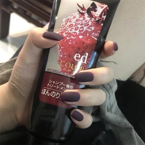 24pcs/box Matte False Nails with Designs Press on Nails Medium Length with Glue Tips Brown Black Wearable Fake Nail Tipsy Art