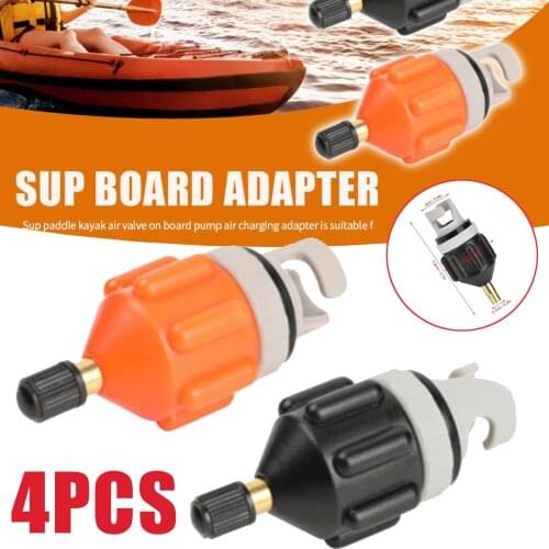 4/2/1PCS Sup Pump Adapter Inflatable Boat Air Valve Adaptor Paddle Board Accessory