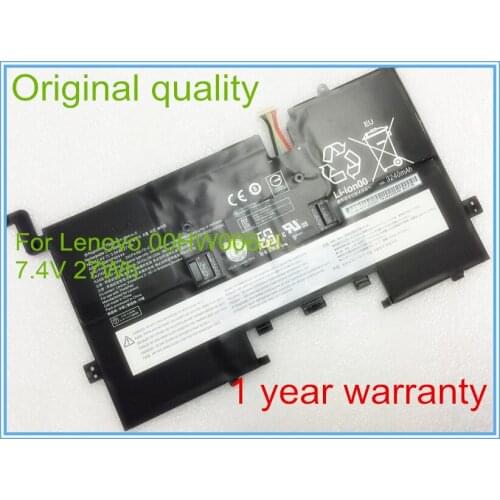 7.4V 27Wh original Laptop Battery for 00HW006 SB10F46444 2ICP4/66/73-2