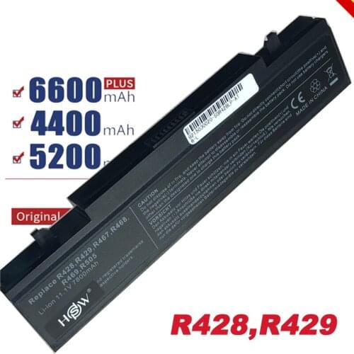 HSW Battery for SAMSUNG R428 R468 RV511 RV410 RV510 NP300 NP350 AA-PB9NC6B PB9NS6B 9cell