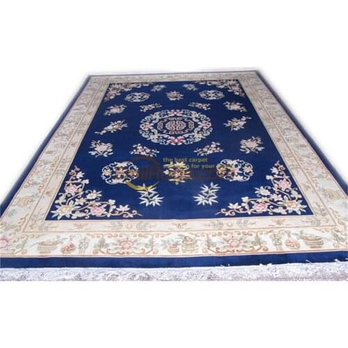 Chinese aubusson carpetshandwoven wool carpets chinese aubusson rug Antique Knotted Bedroom Upset Knitting rug for living room