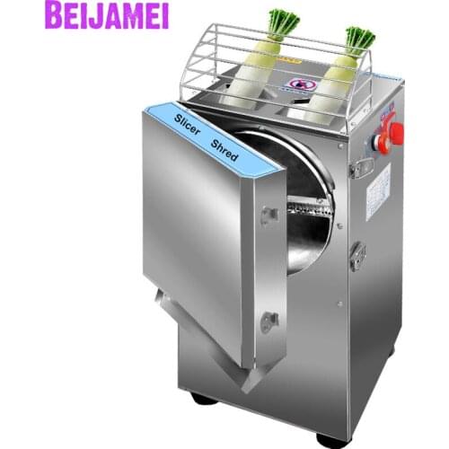BEIJAMEI Automatic Vegetable Fruit Cutting Machine Commercial Vertical Vegetable Fruit Slicer Shred Cutter Machine Price