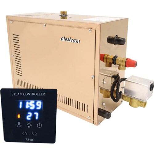 7kw Automatic Steam Generator Household Steaming Sauna Room 220V Steam Bath Machine For Relax Spa Room Digital Controller