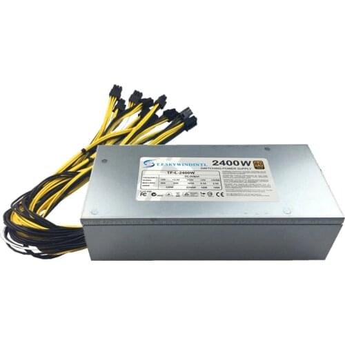 2400W Power supply for ETH PSU,antminer BTC LTC DASH miner PSU for S9/S7/L3+/D3/T9/A8/E9/A4+ PK APW3+ antminer t9 Ethereum PSU