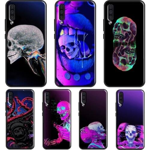 Skull Trippy Octopus Case For Samsung A51 A71 A41 A31 A11 A21S A20e A40 A50 A70 A02S A12 A32 A42 A52 A72 Coque