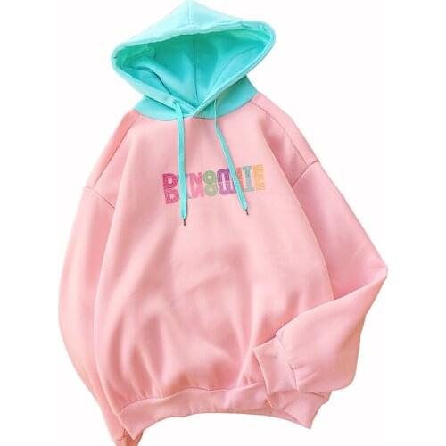 Harajuku Cotton Bangtan Boys Album Dynamite Hoodies Women Loose Hooded Sweatshirt Kpop Winter Autumn Letters Oversized Tops