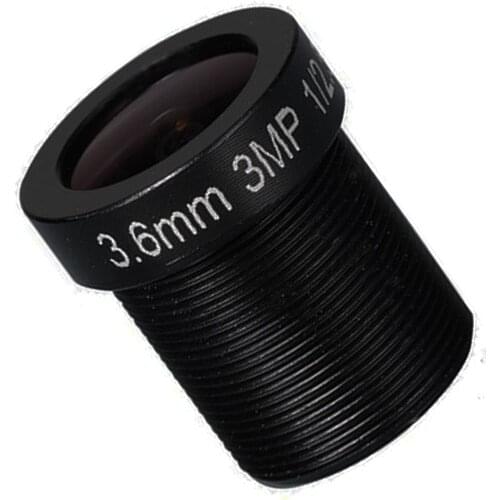 CCTV Camera 3.6mm Lens 3.0 MegaPixel 78 Degree MTV M12 x 0.5 Mount Infrared Night Vision Lens For CCTV Camera