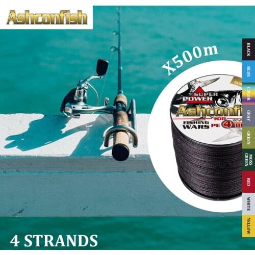 Fishing line 500Meters PE Super Strong Japanese Multifilament Material Braided Fishing Line 4x 6-80LB wires saltwater for sea