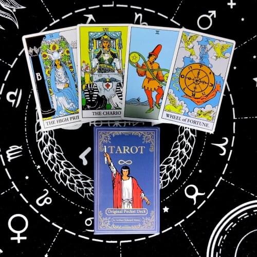 Small The Original Tarot Cards Divination Deck Entertainment Parties Board Game Support Drop Shipping 78 Pcs/Box