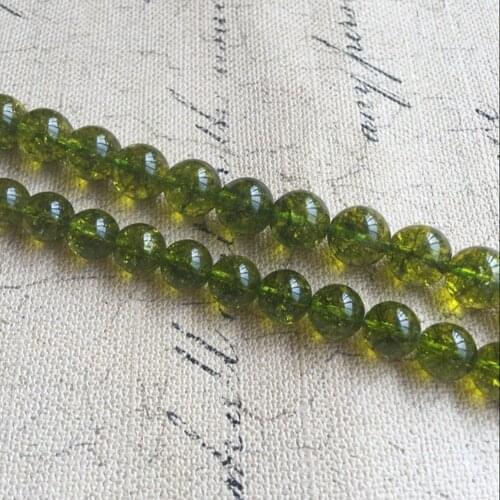 Natural Olivine Peridot Stone ( 8mm-12mm 1Strand/pack ) Strands Bead Semi-precious Stone Jewelry Beads
